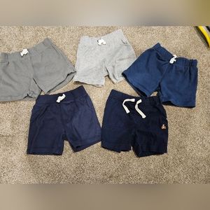 Carter's boys sweat shorts bundle size 18M Baby boy clothes lot